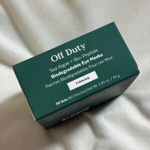 Three Ships OffDuty Sea Algae + Bio-Peptide Smoothing Biodegradable Eye Masks